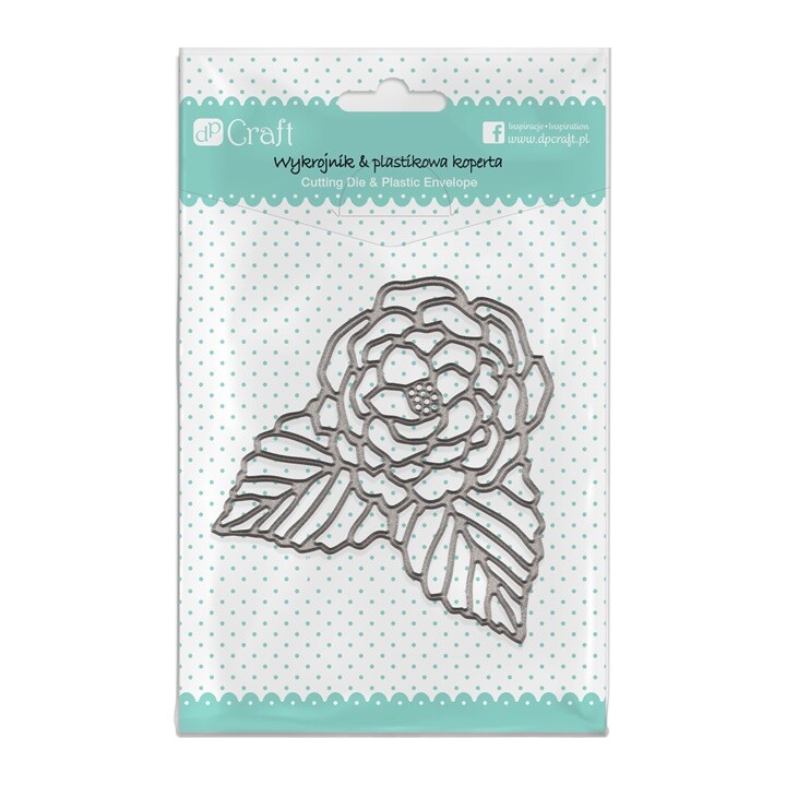 Vyrezávacia šablóna Rose 7.8x8.4 cm
