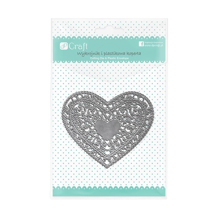 Vyrezávacia šablóna Heart 11.4x9.5 cm