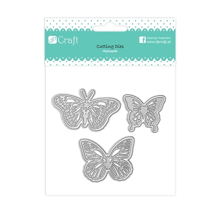 Vyrezávacie šablóny Butterfly Carnival - sada 3 ks