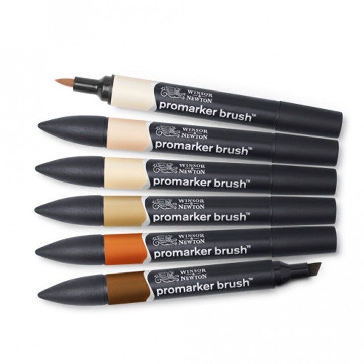 Sada popisovačov Winsor & Newton Promarker / pleťové odtiene