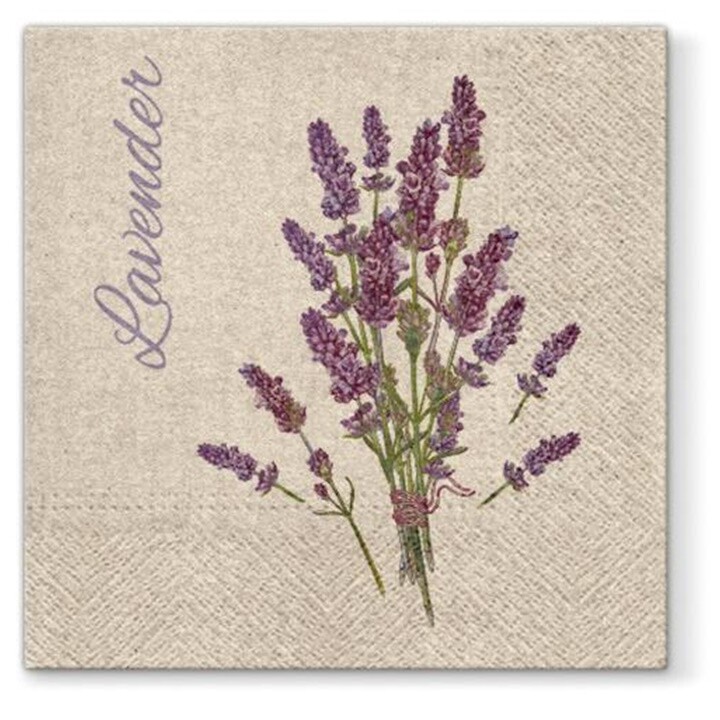 Eko servítky na dekupáž Lavender for you - 1 ks