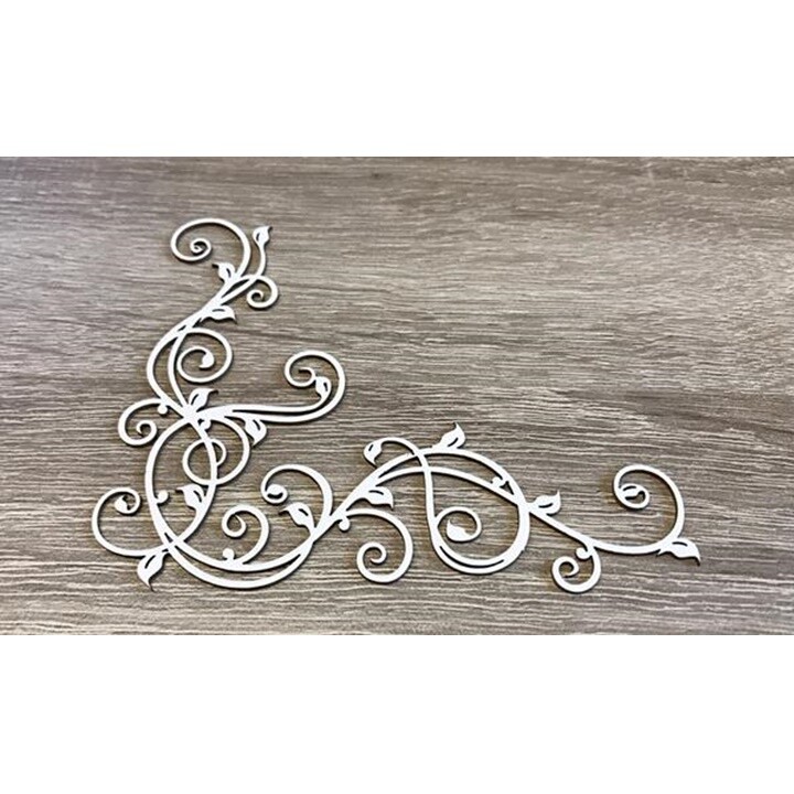 Drevený ozdobný výrez – ornament – 1 ks
