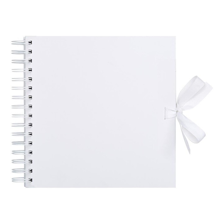 Album na scrapbooking biely / 20 cm