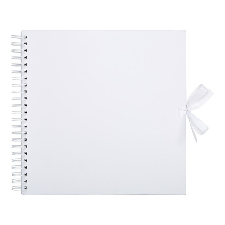 Album na scrapbooking biely / 30 cm