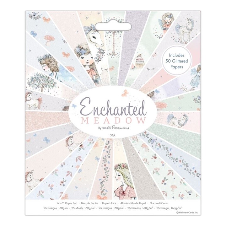 Dekoračné papiere Enchanted Meadow / 50 listov