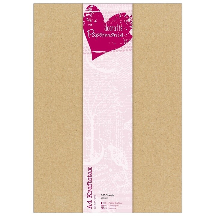 Crafty papiere natural / 100 ks