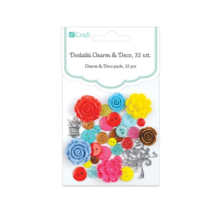 Dekoračné doplnky Charm & Deco Juicy - 32 ks