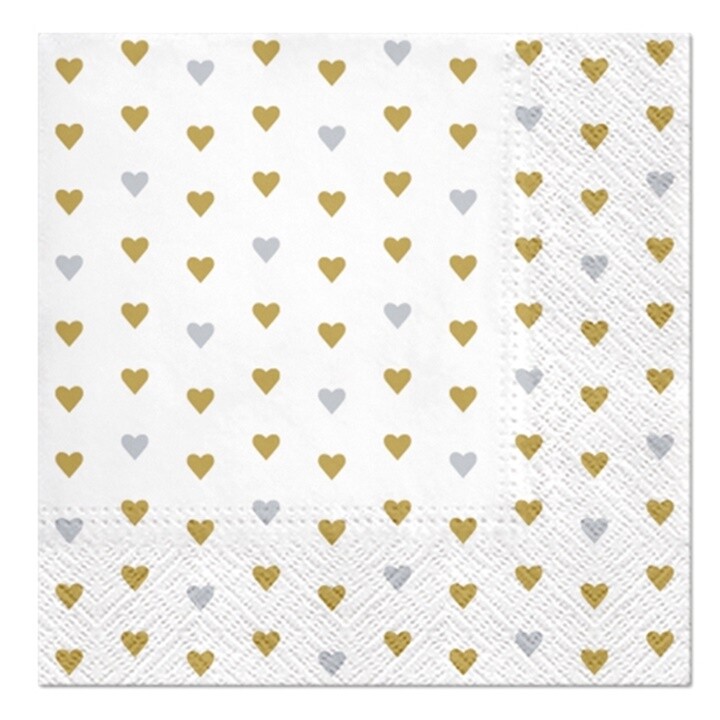 Servítky na dekupáž Lots of love - 1 ks