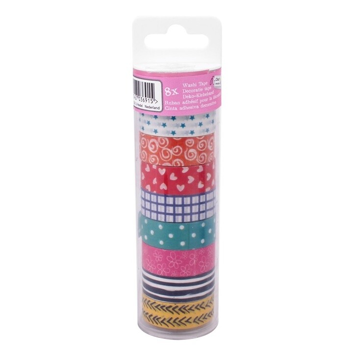 Washi páska Craft Sensations – 8 ks