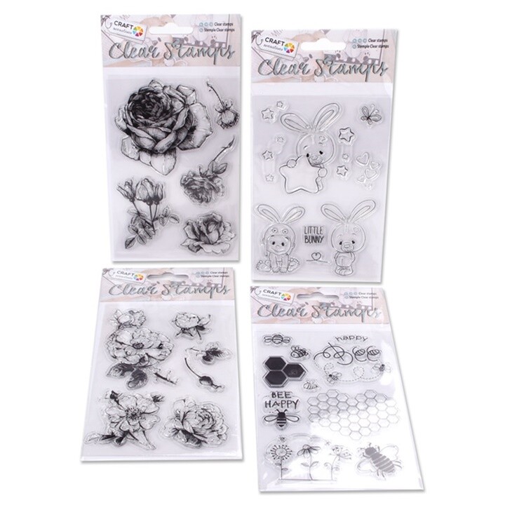 Transparentné pečiatky Craft Sensations