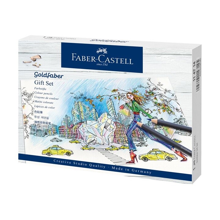 Farebné ceruzky Goldfaber Faber-Castell štartovacia sada