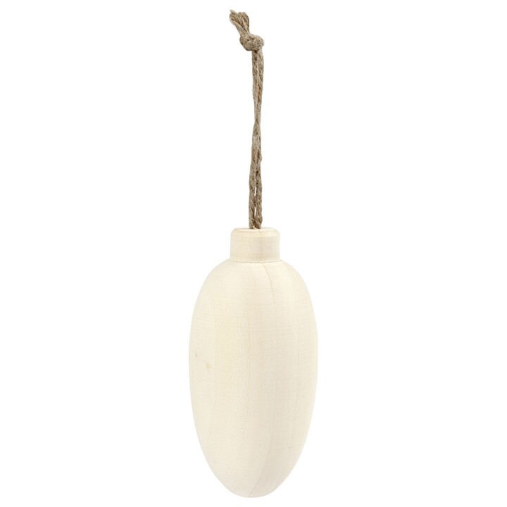 Drevený ornament v tvare šišky