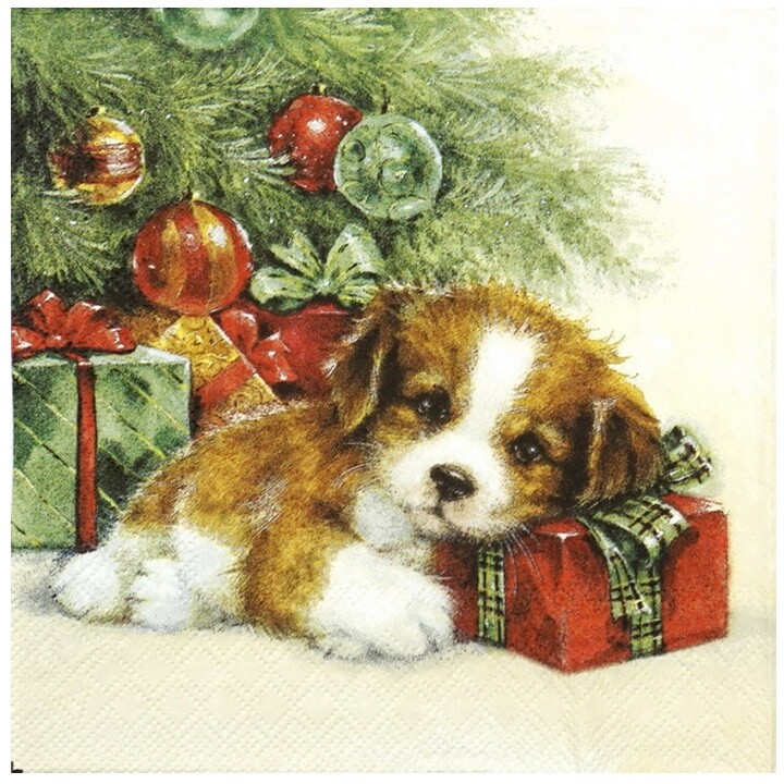Servítky na dekupáž Gift Guard - 1 ks