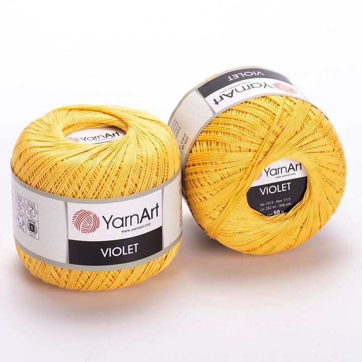 Bavlnená priadza YarnArt Violet 50 g  | rôzne farby