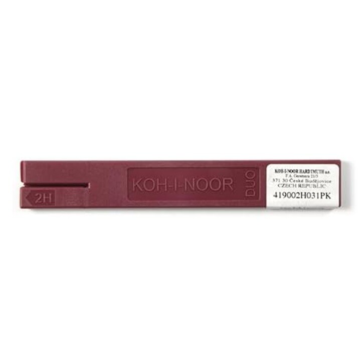 KOH‑I‑NOOR DUO grafitové tuhy 2 mm 2 ks | Various Hardness Levels
