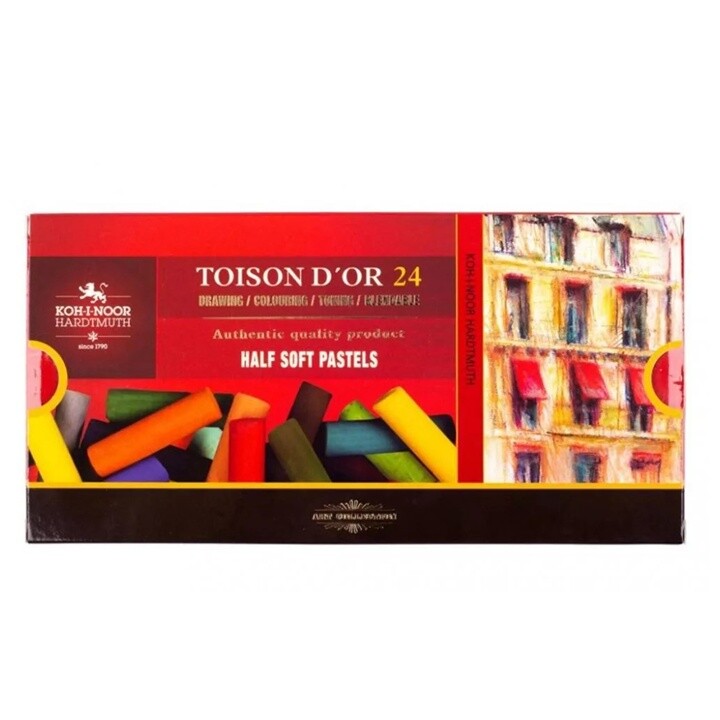 Toison d’Or polovičné mäkké pastely / 24 ks