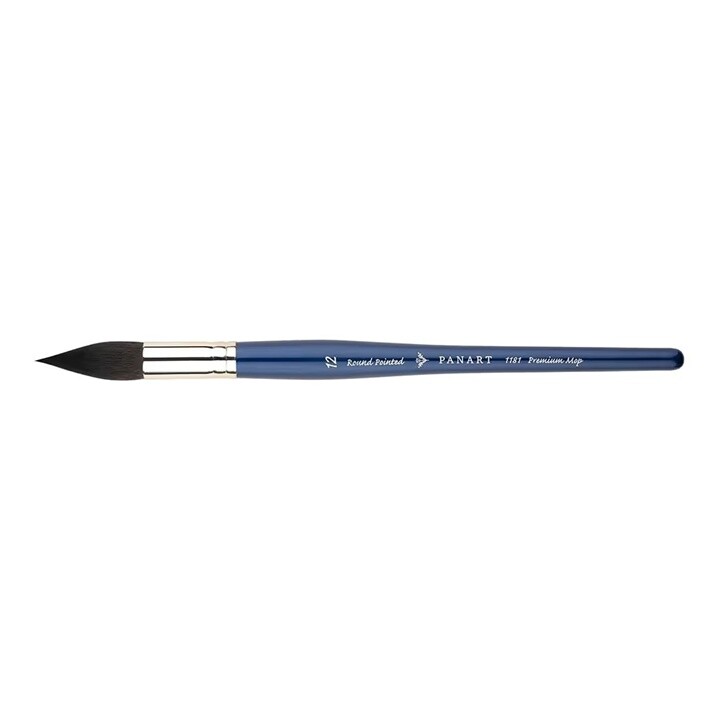 PanArt Mop 1181 -  štetec zo syntetického veveričieho vlasu na akvarel | rôzne veľkosti | Various Sizes