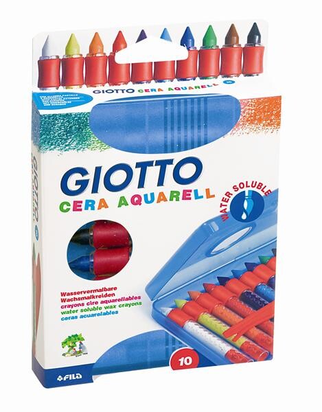 Voskové pastely GIOTTO Cera Aquarell SET10