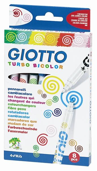 Fixky GIOTTO Turbo Bicolor / 8 farieb