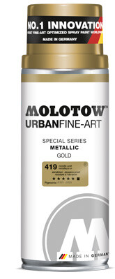 Spreje graffiti MOLOTOW™ UFA Metallic 400 ml | rôzne farby