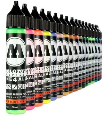 MOLOTOW náhradná náplň ONE4ALL - 30 ml | rôzne farby