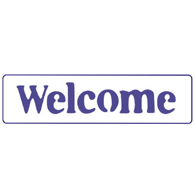 Šablóna PENTART - Welcome
