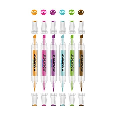 Fixka Molotow™ Aqua Twin - rôzne odtiene