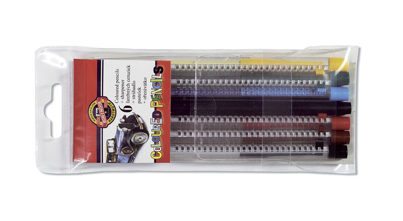 Farbičky mechanicky vysúvateľné SCALA, 6ks