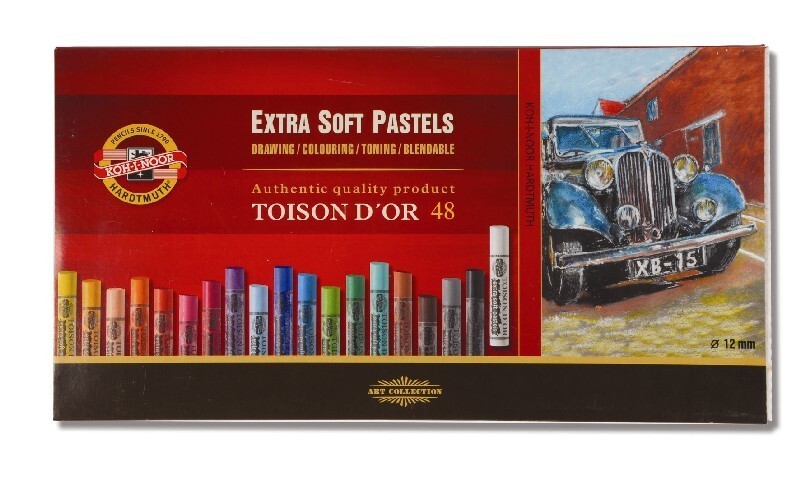 8556 Umelecké pastely EXTRA SOFT - TOISON D'OR, 48ks