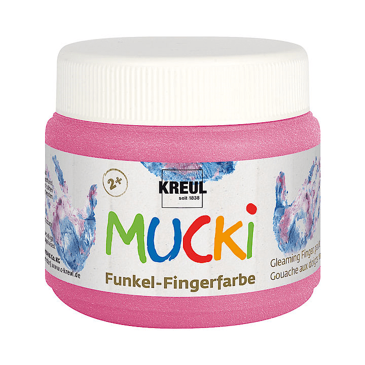 Žiariace prstové farby 150 ml MUCKI / rôzne farby