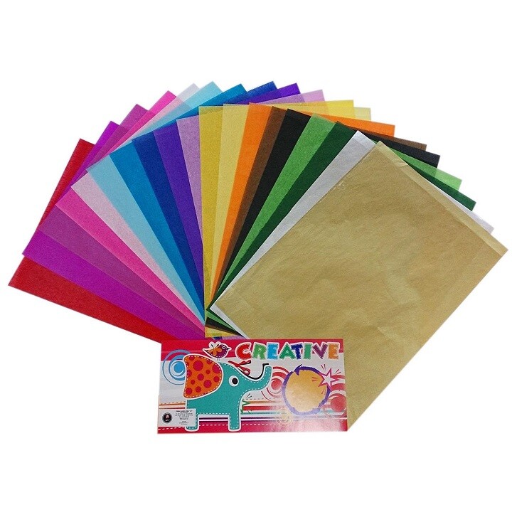 Dekoračný hodvábny papier A4 Creative / 20 listov
