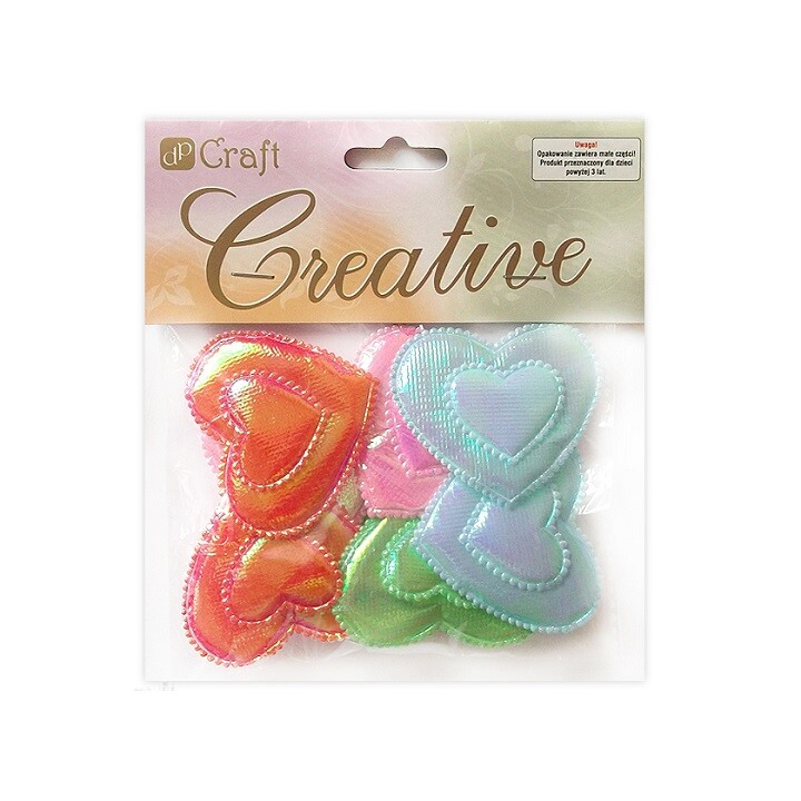 Dekoračné srdiečka Creative / 8 ks