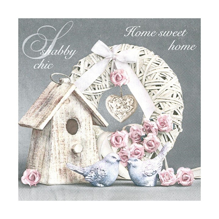 Servítky na dekupáž – Shabby Chic Home – 1 ks
