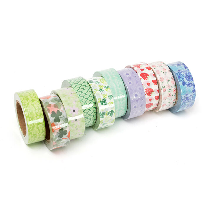 Washi páska 1.5 cm x 10 m - 10 ks