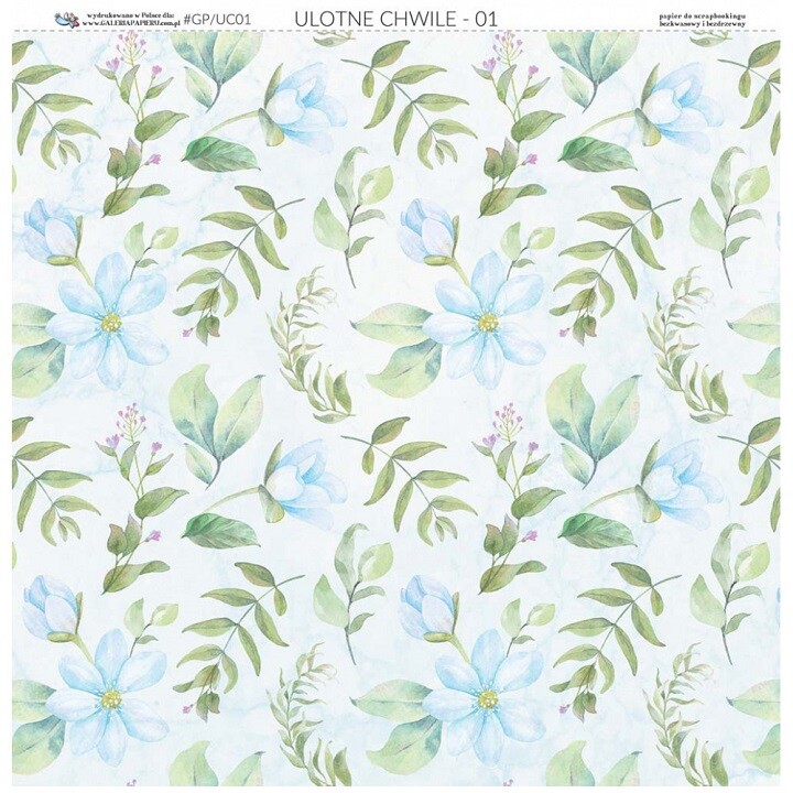Obojstranný papier na scrapbooking 30.5 x 30.5 cm – Fleeting Moments 01
