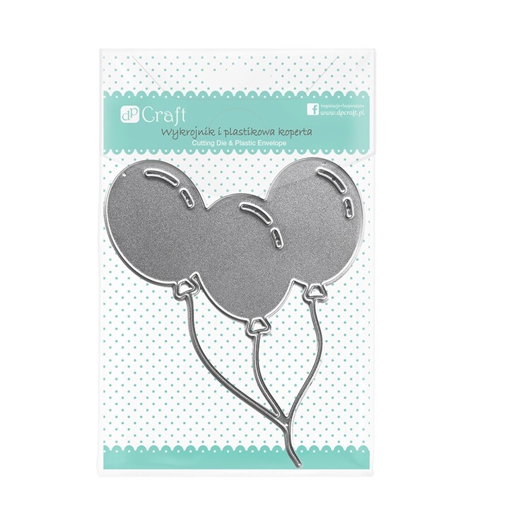 Vyrezávacia šablóna Balloons 7x9 cm