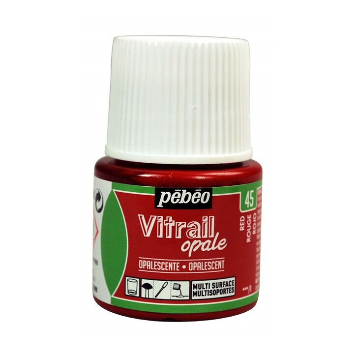 Farba na sklo Pebeo Vitrail Opale 45 ml