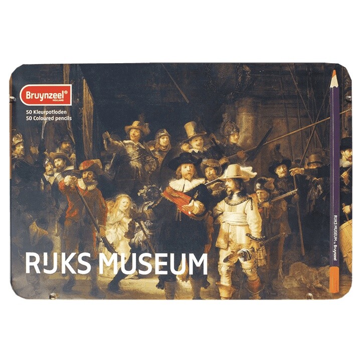 Farebné ceruzky Bruynzeel Rijks Museum -  50 ks