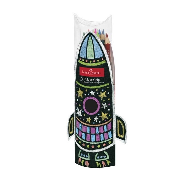 Farebné ceruzky Color Grip Faber-Castell 10 ks