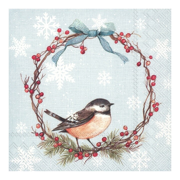 Eko servítky na dekupáž Chickadee - 1ks