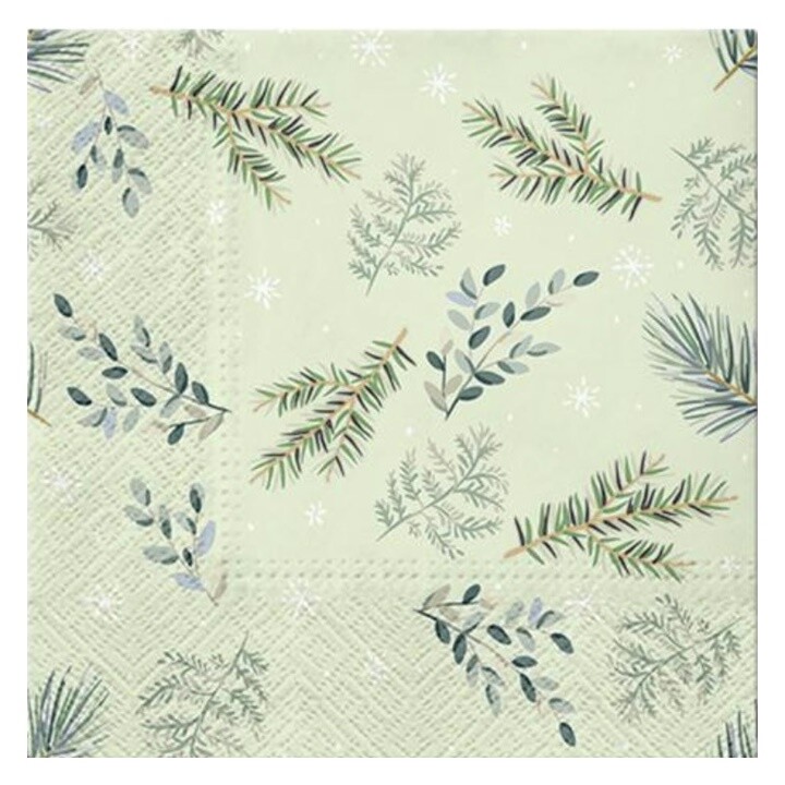 Servítky na dekupáž Delicate Twigs - 1 ks