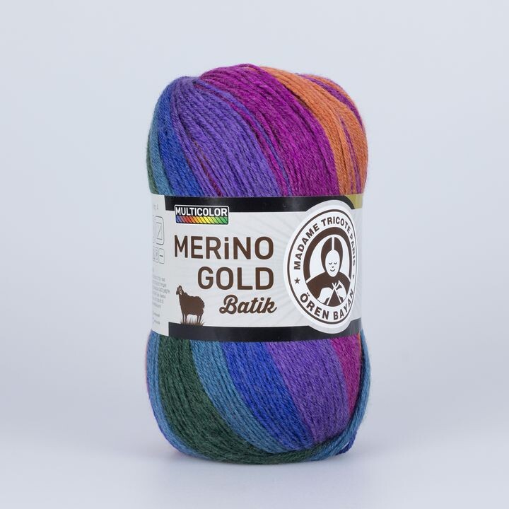 Pletacia priadza Madame Tricote Paris Merino Gold Batik 100 g  | rôzne farby