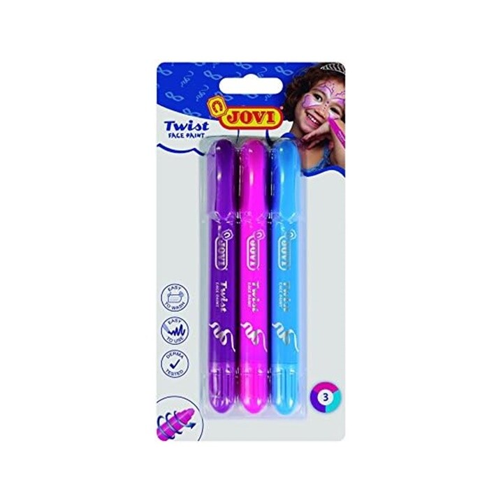 Farby na tvár JOVI Twist Girl 3ks