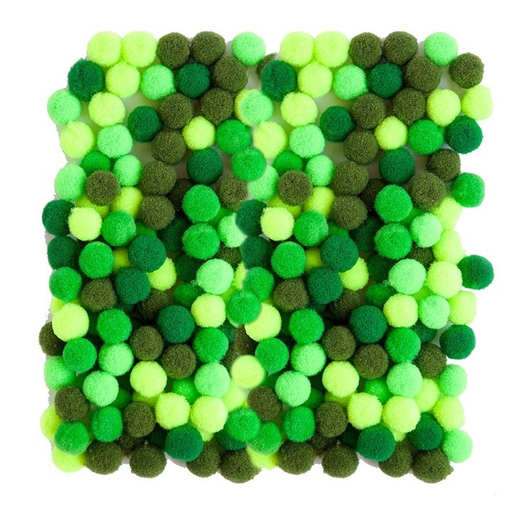 Akrylové pompóny, 1 cm - 120 ks | Various Colors