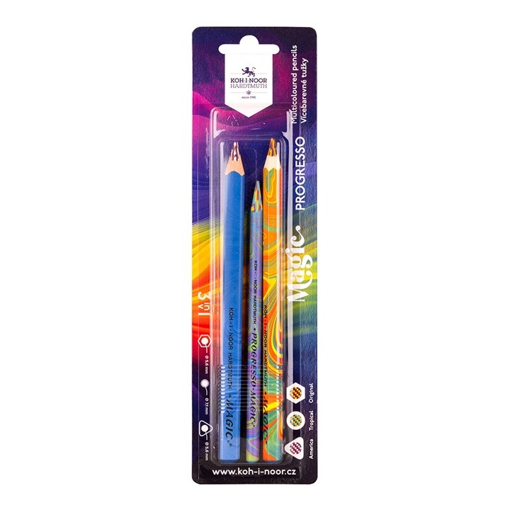 KOH‑I‑NOOR MAGIC farebné ceruzky - set 3 ks