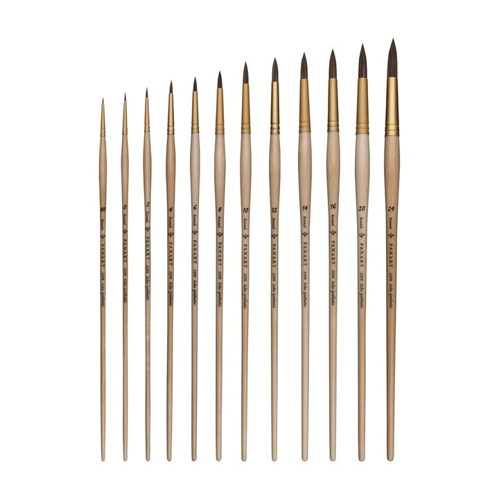 PanArt 5504 Multicolor - guľatý štetec na akryl | Various Sizes