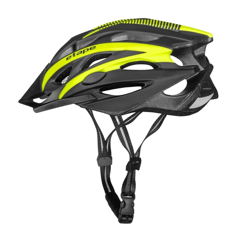 Etape Twister čierna/žltá fluo mat - S/M (55-58)