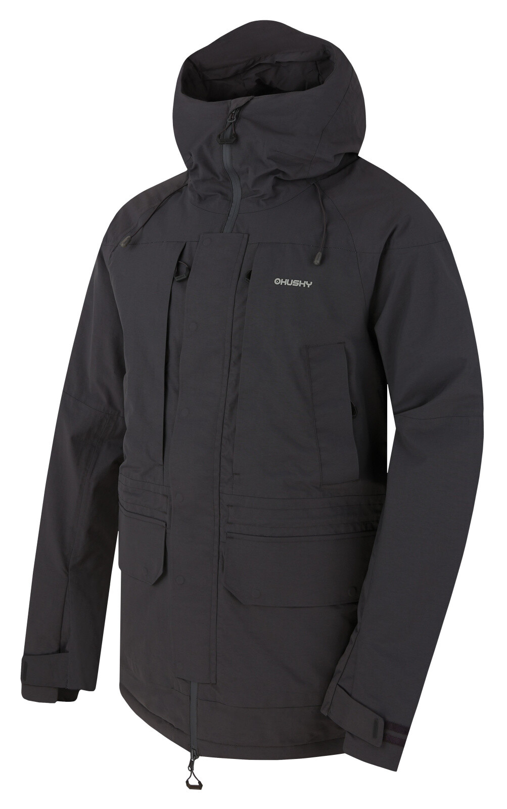 Husky Pánska hardshell bunda Nigalo M graphite Veľkosť: M 8592287159486
