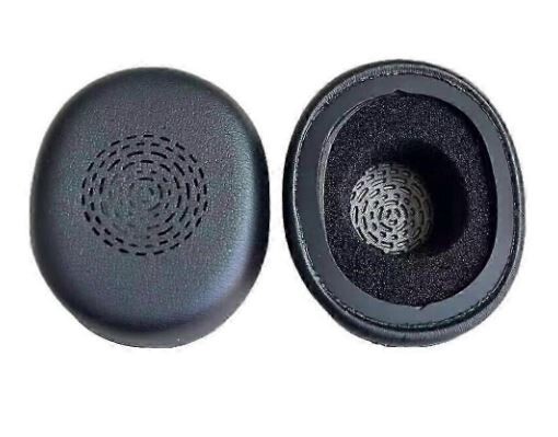 Náhradné náušníky pre slúchadlá Jabra Evolve 10 - čierne, kožené