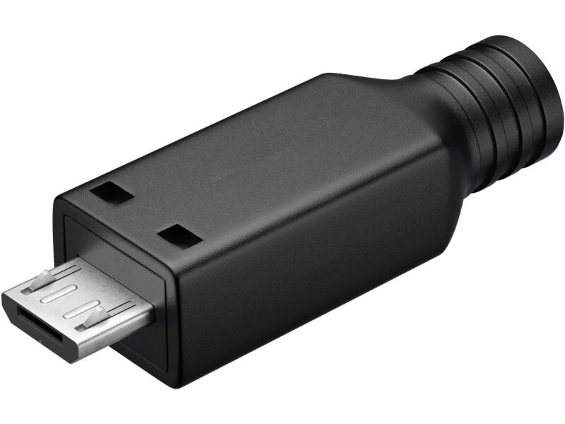 Konektor MicroUSB pre spájkovaciu zostavu GOOBAY 80172